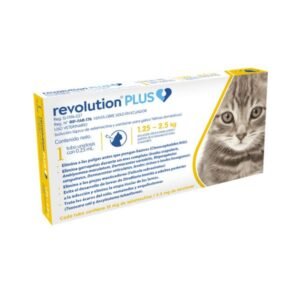 ANTIPARASITARIO GATO REVOLUTION PLUS 1.25 KG - 2.5 KG