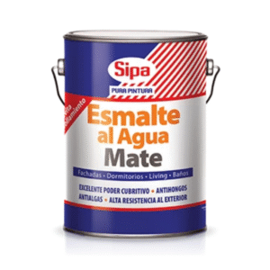 ESMALTE AL AGUA MATE GALÓN SIPA