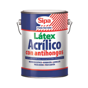 LATEX ACRILICO ANTIHONGO BCO SIPA GALÓN