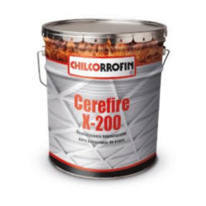 PINTURA INTUMESCENTE CEREFIRE X200 BLANCA TINETA 4 GALÓN BASE SOLVENTE PARA ACERO