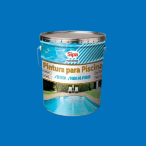 PINTURA PARA PISCINA SIPALAC AZUL BALDE 4 GALÓN BASE ACRÍLICA PARA HORMIGÓN
