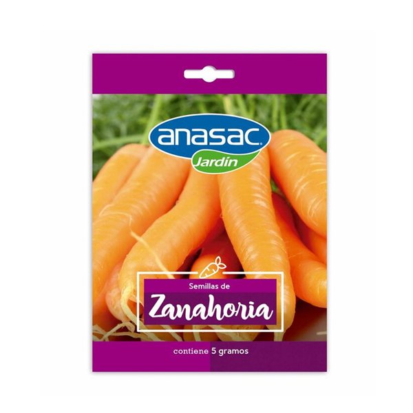 SEMILLA ZANAHORIA 5 GRS.