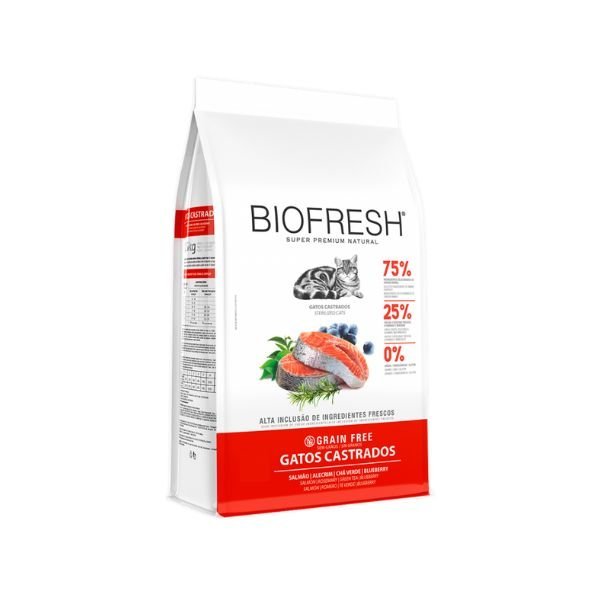 ALIMENTO BIOFRESH SUPER PREMIUM GATO CASTRADO 1.5 KG