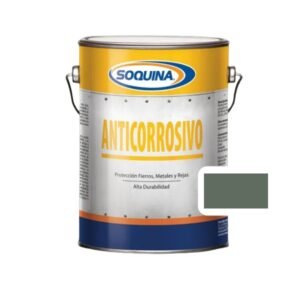 ANTICORROSIVO SOQUINA GRIS VERDOSO GALÓN BASE ALQUÍDICA PARA ESTRUCTURAS METÁLICAS