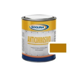 ANTICORROSIVO SOQUINA OCRE 1 LT BASE ALQUÍDICA PARA ESTRUCTURAS METÁLICAS