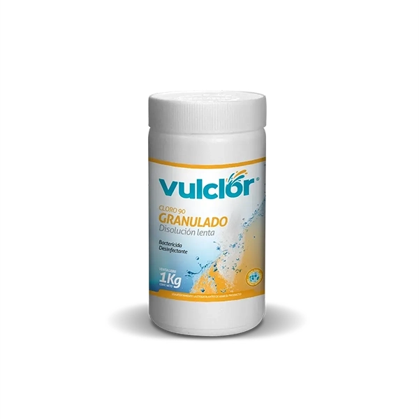 CLORO 90% TABLETAS DISOLUCION LENTA 1KG VULCANO