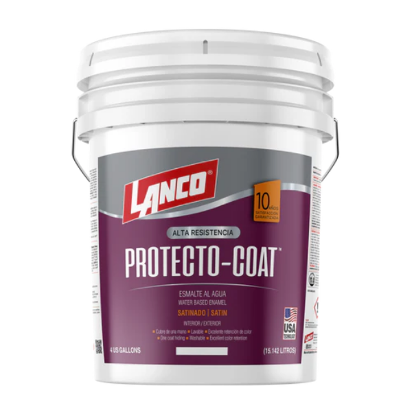 ESM AL AGUA SEAL COAT SATIN 4GALÓN BCO LANCO