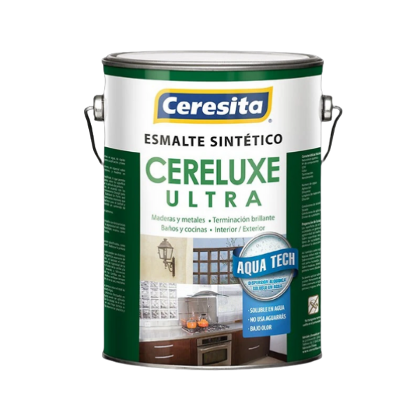 ESMALTE SINTÉTICO CERELUXE ULTRA NEGRO GALÓN