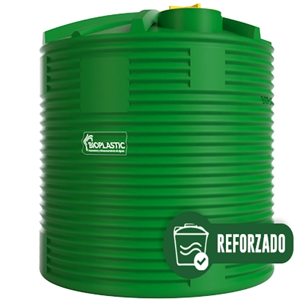 ESTANQUE VERTICAL REFORZADO 10.000LT BIOPLASTIC