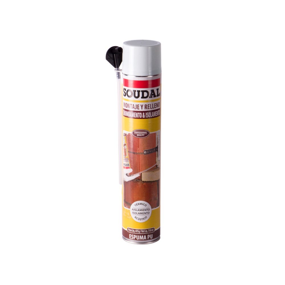 ESPUMA DE POLIURETANO IGNÍFUGA 750ML SOUDAL
