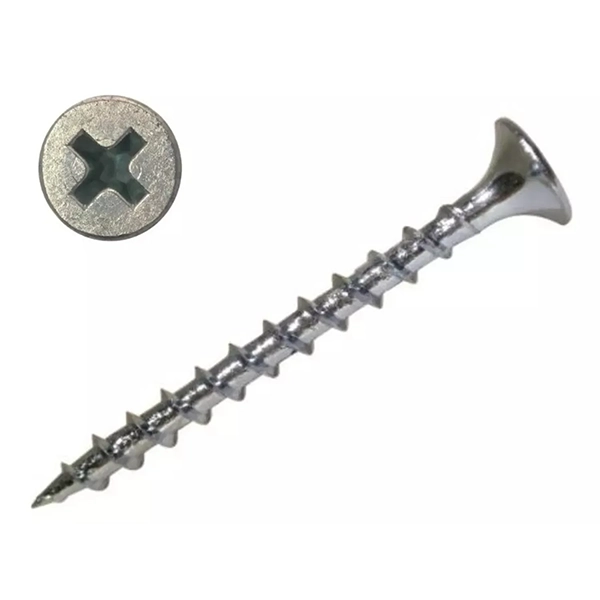 Tornillo Crs Zinc 6 X 1 5/8" 100 UNIDADES