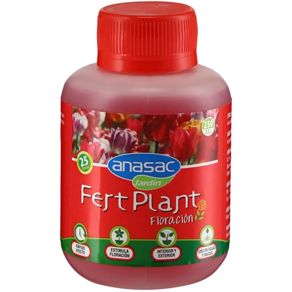 FERTILIZANTE FERT PLANT LIQUIDO ROJO 250CC ANASAC