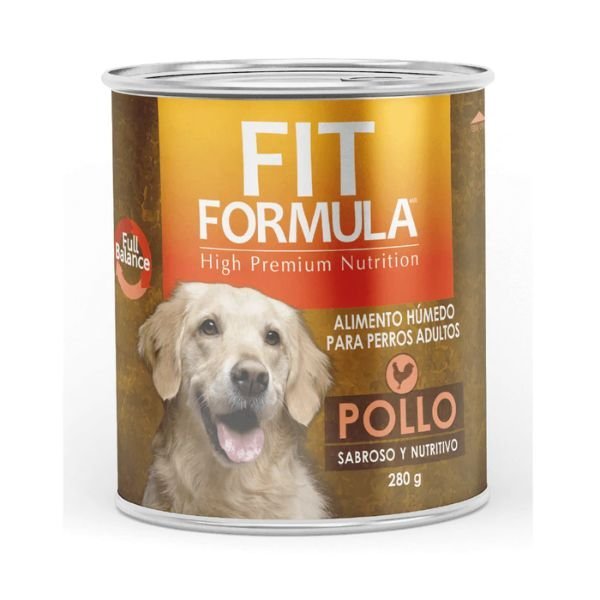 FIT LATA PERRO POLLO 280 GR