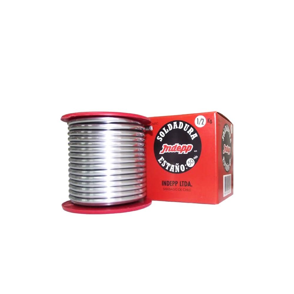 SOLDADURA ESTAÑO 50 1/2KG INDEPP