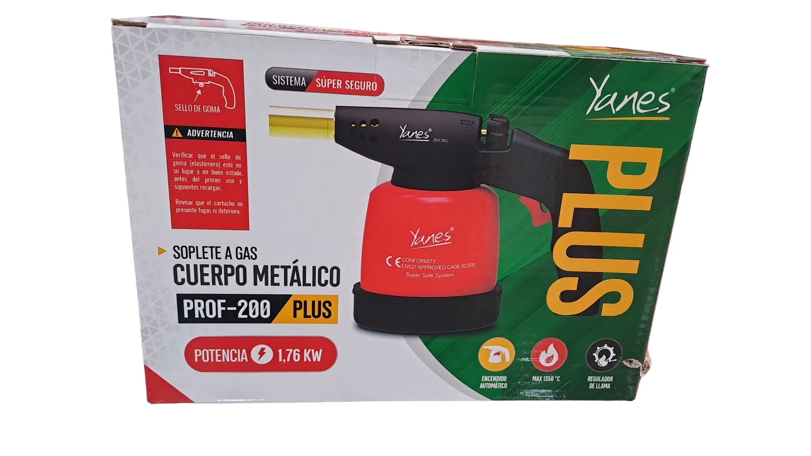 SOPLETE A GAS PROFESIONAL 200 YANES PLUS