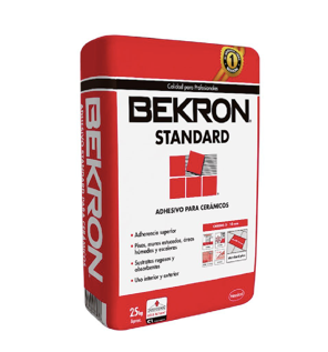ADHESIVO CERÁMICO EN POLVO 25KG STANDARD BEKRON