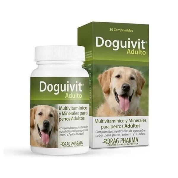 MULTIVITAMINICO PARA PERROS DOGUIVIT ADULTO 30 COMPRIMIDOS