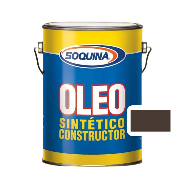 ÓLEO SINTÉTICO CONSTRUCTOR CAFÉ MORO GALÓN SOQUINA