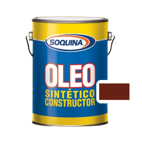 ÓLEO SINTÉTICO CONSTRUCTOR CAFÉ MORO GALÓN SOQUINA