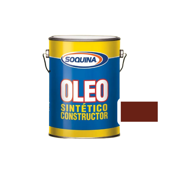 ÓLEO SINTÉTICO CONSTRUCTOR ladrillo 1/4 GALÓN SOQUINA