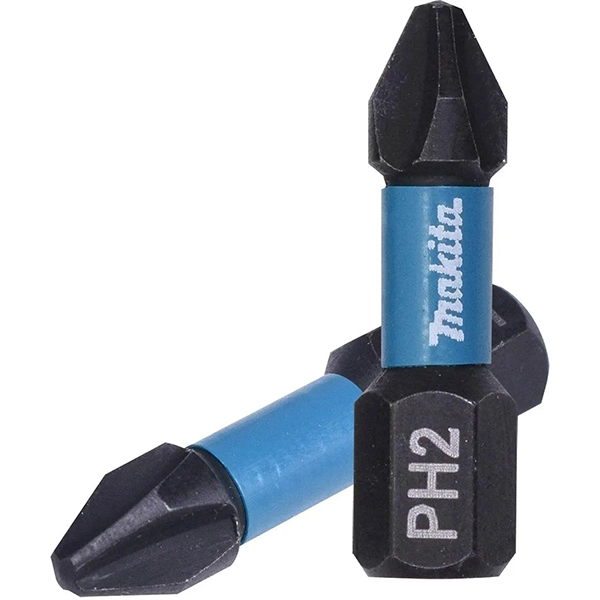 PUNTA IMPACT BLACK PH2 25MM 2 PIEZAS MAKITA B63616