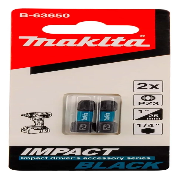 PUNTA PZ3 25MM X2 MAKITA B-63650