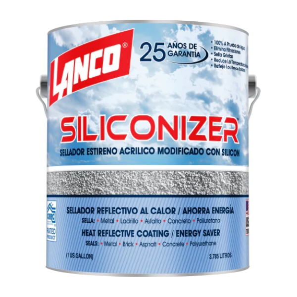 SELLADOR TECHOS SILICONIZER 1GALÓN ROJO LANCO