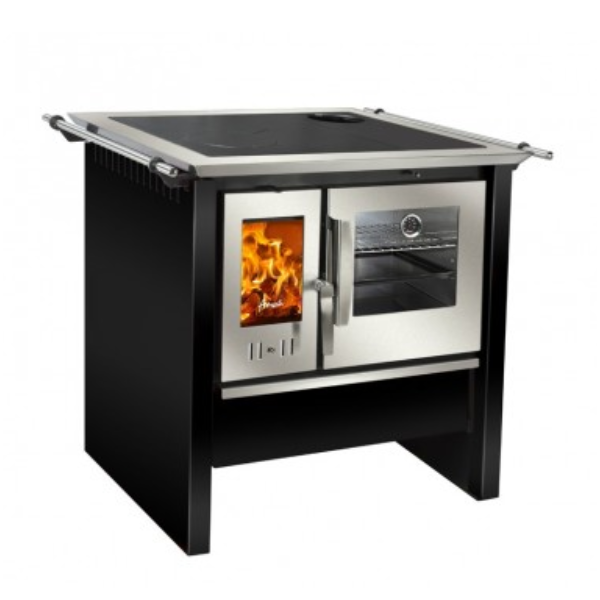 COCINA LEÑA ALLEGRA NEGRA 860x850x600 AMESTI