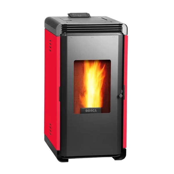 ESTUFA PELLET BOSCA HERA ROJA