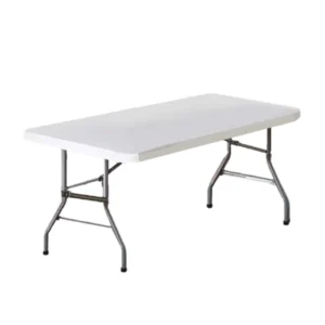 MESA PLEGABLE BLANCA 180 X 74 X 74 CM