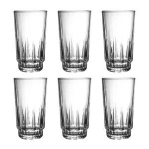 SET 6 VASOS VIDRIO 330 ML CLASSIC
