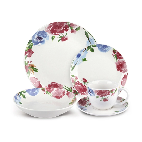 VAJILLA PORCELANA 30 PIEZAS FRASCONI