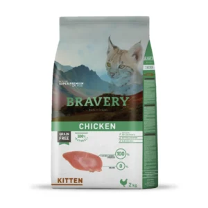 BRAVERY GATITO POLLO 2 KG