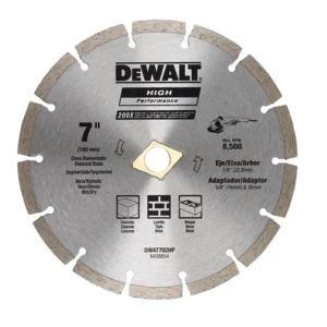 DISCO DIAMANTADO SEGMENTADO 7 PULGADAS DW47702HP DEWALT