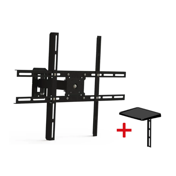 SOPORTE CON BRAZO 23 CM DE 10" A 70" + SOPORTE DECO