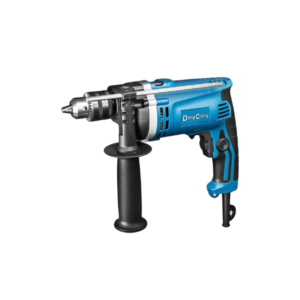 Conoce el taladro percutor 710W DZJ16: velocidad variable, doble función y portabrocas metálico de 13 mm. Revisa sus especificaciones y accesorios.