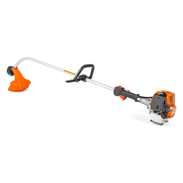 Conoce la orilladora Husqvarna 321C de 0,75 kW, con eje curvo, manillar en J y sistema Smart Start® para facilitar el arranque.