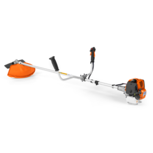 Descubre la desbrozadora Husqvarna 321R de 0,75 kW, con Smart Start®, ancho de corte de 43 cm y arnés doble estándar.